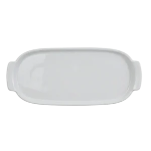 Bandeja Retangular 30,8 cm Branca G Assar e Servir Porcelana