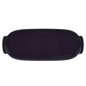 Bandeja Retangular 37 cm GG Ameixa Assar e Servir Porcelana