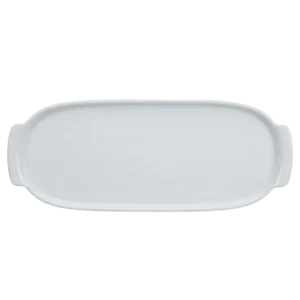 Bandeja Retangular 37 cm GG Branca Assar e Servir Porcelana