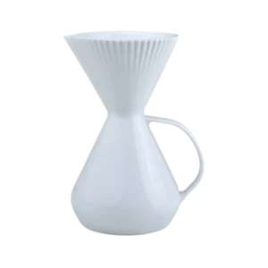 Bule com Porta Filtro Integrado Branco Cafeteria Pro
