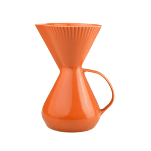 Bule com Porta Filtro Integrado Laranja Cafeteria Pro Germer
