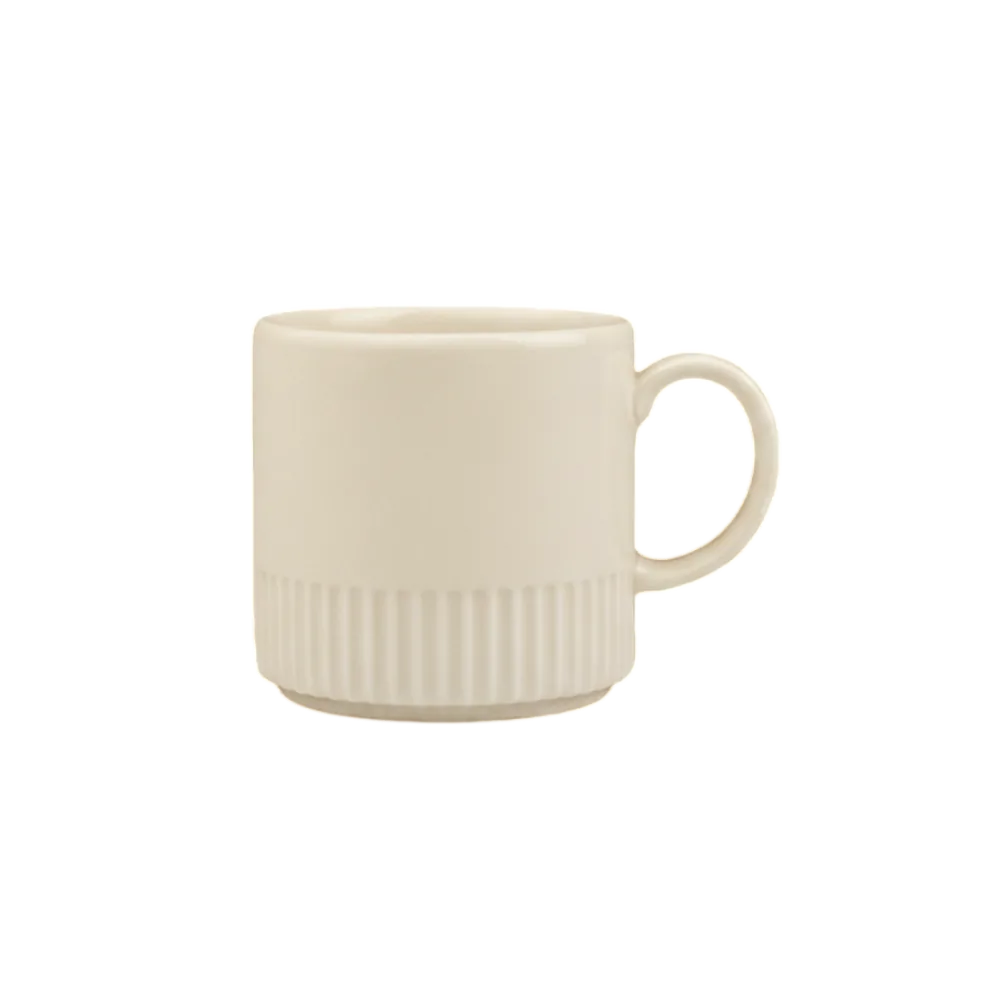 Caneca P Linha Assar e Servir 180 ml Marfim Porcelana
