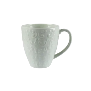 Caneca Chá Café Tassel Verde Menta 310ml Germer Porcelanas