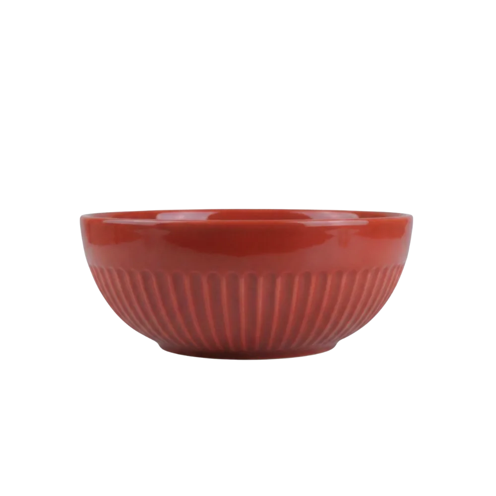 Tigela 630 ml Linha Assar e Servir Vermelha Porcelana
