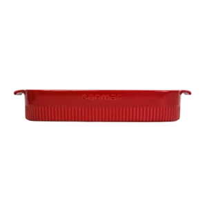 Travessa Refratária Retangular 37x26 Vermelho 4,9 L Germer