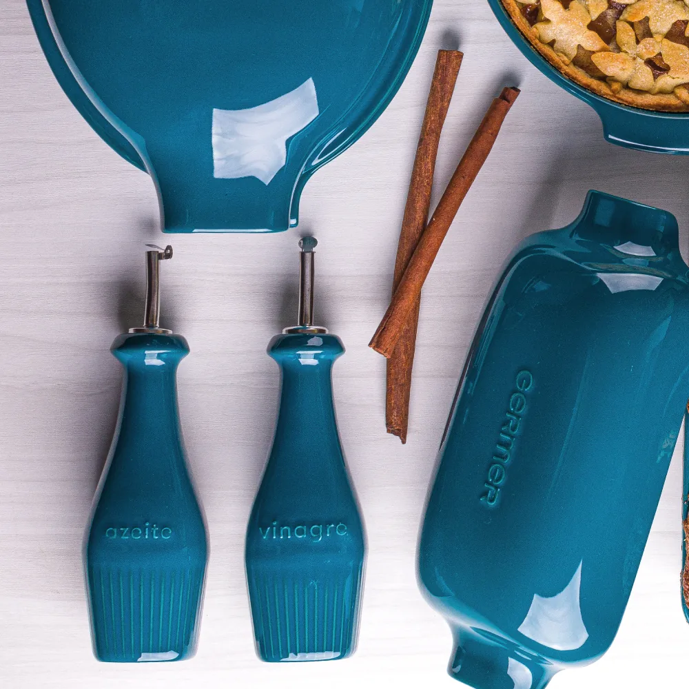 Vinagreiro Linha Assar e Servir 18,5 cm Verdigris 350 ml