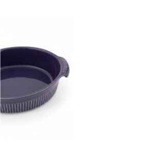 Travessa Refratária Oval P 25,5 cm Ameixa 1,1 L Porcelana