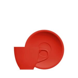 XICARA C/ PIRES OVAL 110 ML - VERMELHO