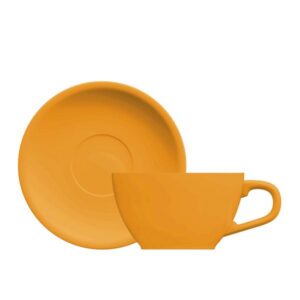 XICARA C/ PIRES OVAL 150 ML - AMARELO