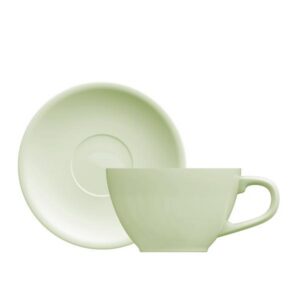 XICARA C/ PIRES OVAL 200 ML - VERDE MENTA