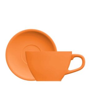 XICARA C/ PIRES OVAL 200 ML - LARANJA